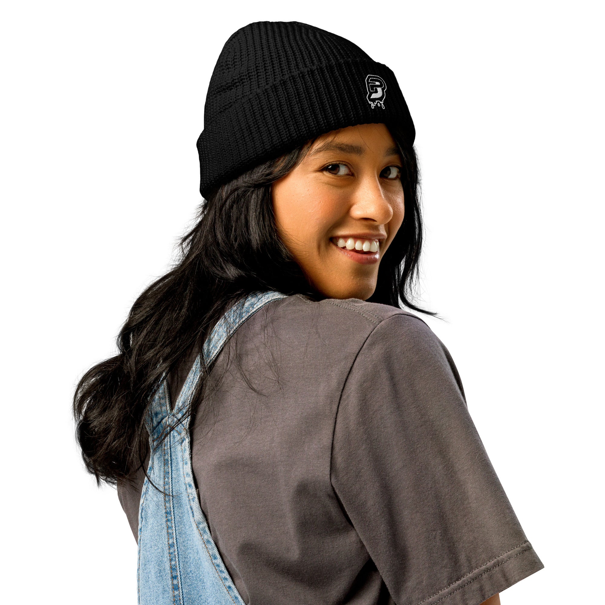 PJ BW Black Beanie – Peptide Junkies